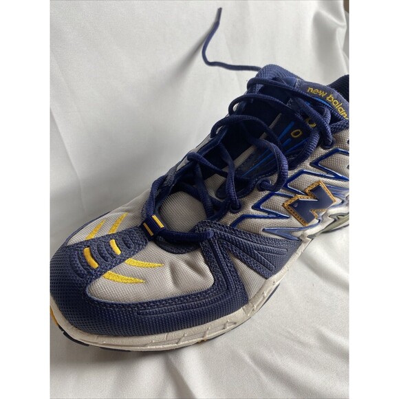 Vintage 1990’s New Balance Men’s Size 10.5 890 Navy Royal Blue  Yellow - Picture 5 of 16